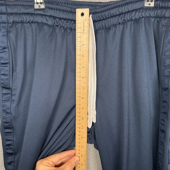 VTG Nike Track Pants Mens L Blue Pull On Lounge Athletic Y2K Basketball Gym - Picture 11 of 15